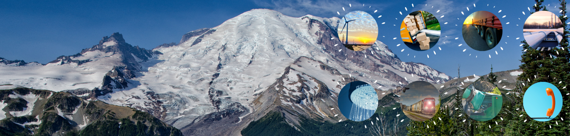 Mount Rainier with regulated industries